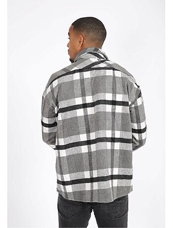 Maglia in pile a quadri Kebello