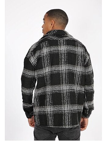 Maglia in pile a quadri Kebello