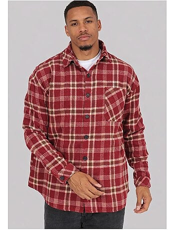 Maglia in pile a quadri Kebello