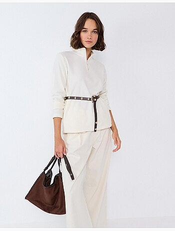 Maglia in pile, mo fashion
