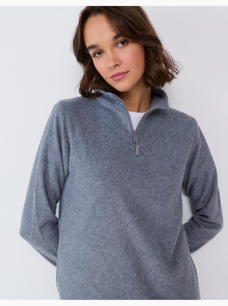 Maglia in pile, mo fashion Grigio - Kiabi