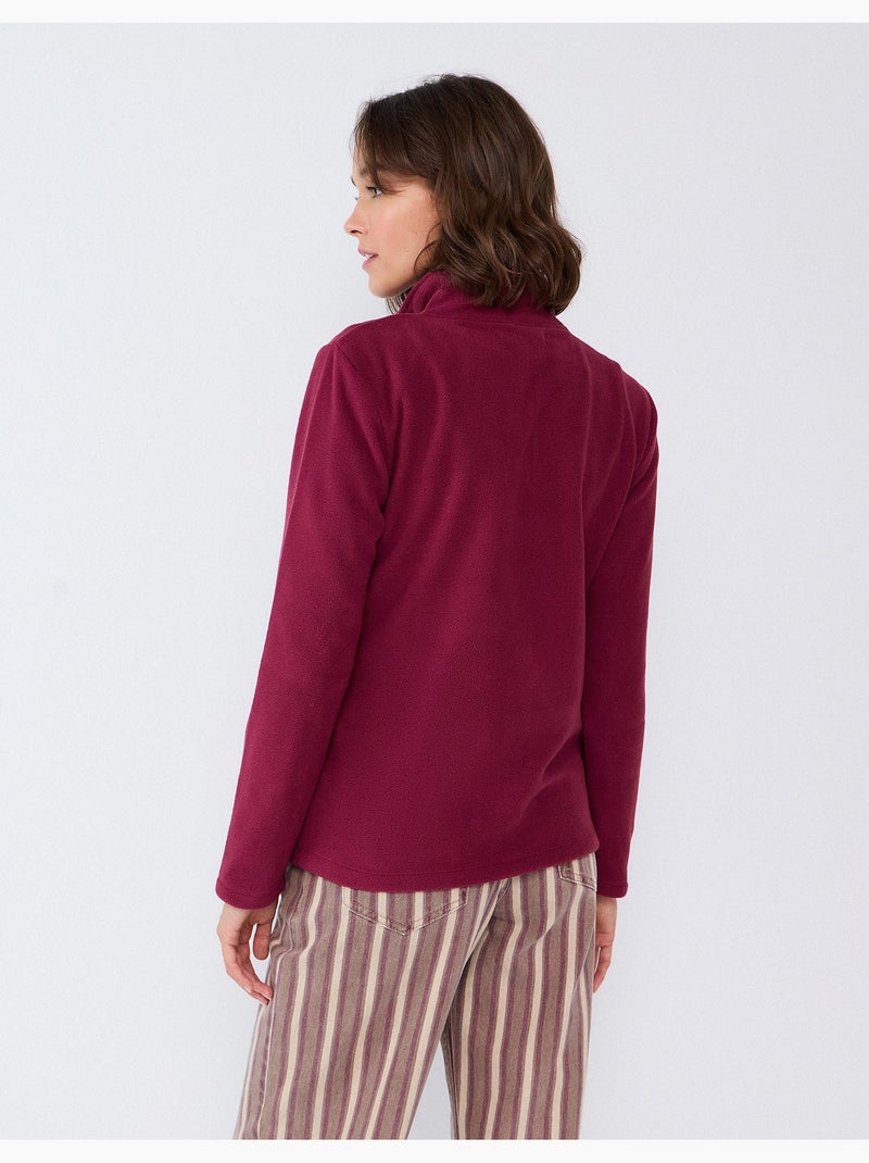 Maglia in pile, mo fashion Rosso - Kiabi