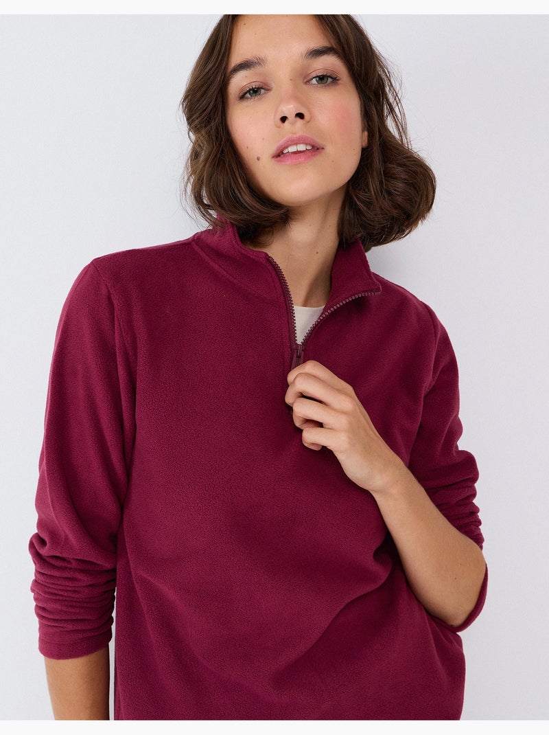 Maglia in pile, mo fashion Rosso - Kiabi