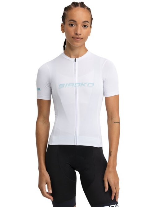 Maglia in rete da ciclismo a maniche corte da donna ciclismo donna m8 luna - Kiabi Maglia in rete da ciclismo a maniche corte da donna ciclismo donna m8 luna - Kiabi
