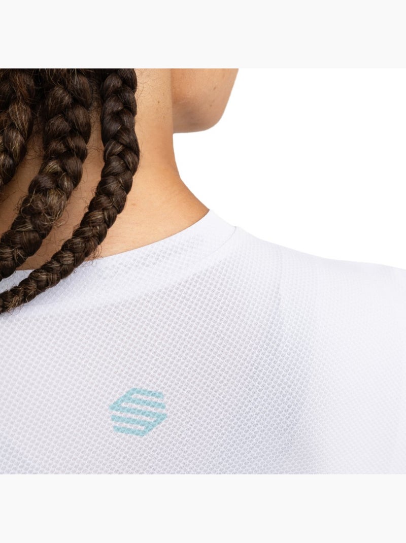 Maglia in rete da ciclismo a maniche corte da donna ciclismo donna m8 luna Bianco - Kiabi