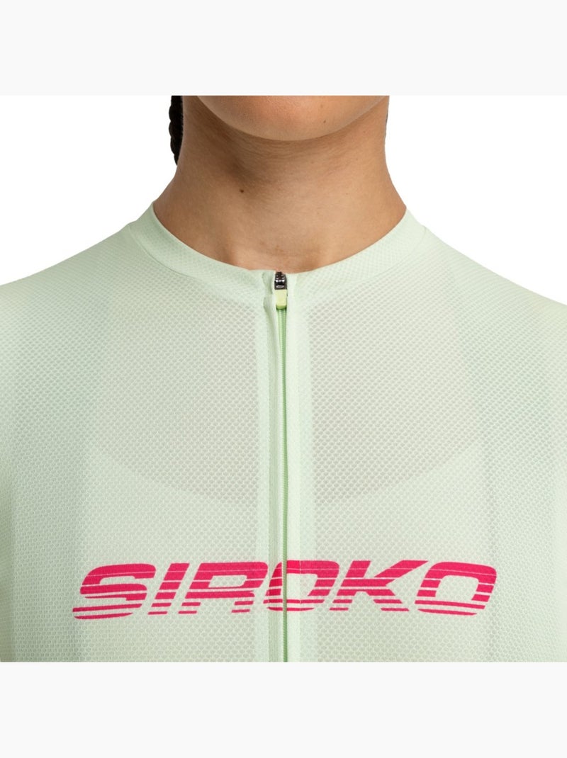 Maglia in rete da ciclismo a maniche corte da donna ciclismo donna m8 syntony Verde - Kiabi