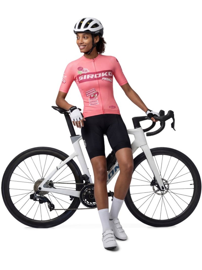 Maglia in rete da ciclismo a maniche corte da donna ciclismo donna m8-w nrc cora Corallo - Kiabi