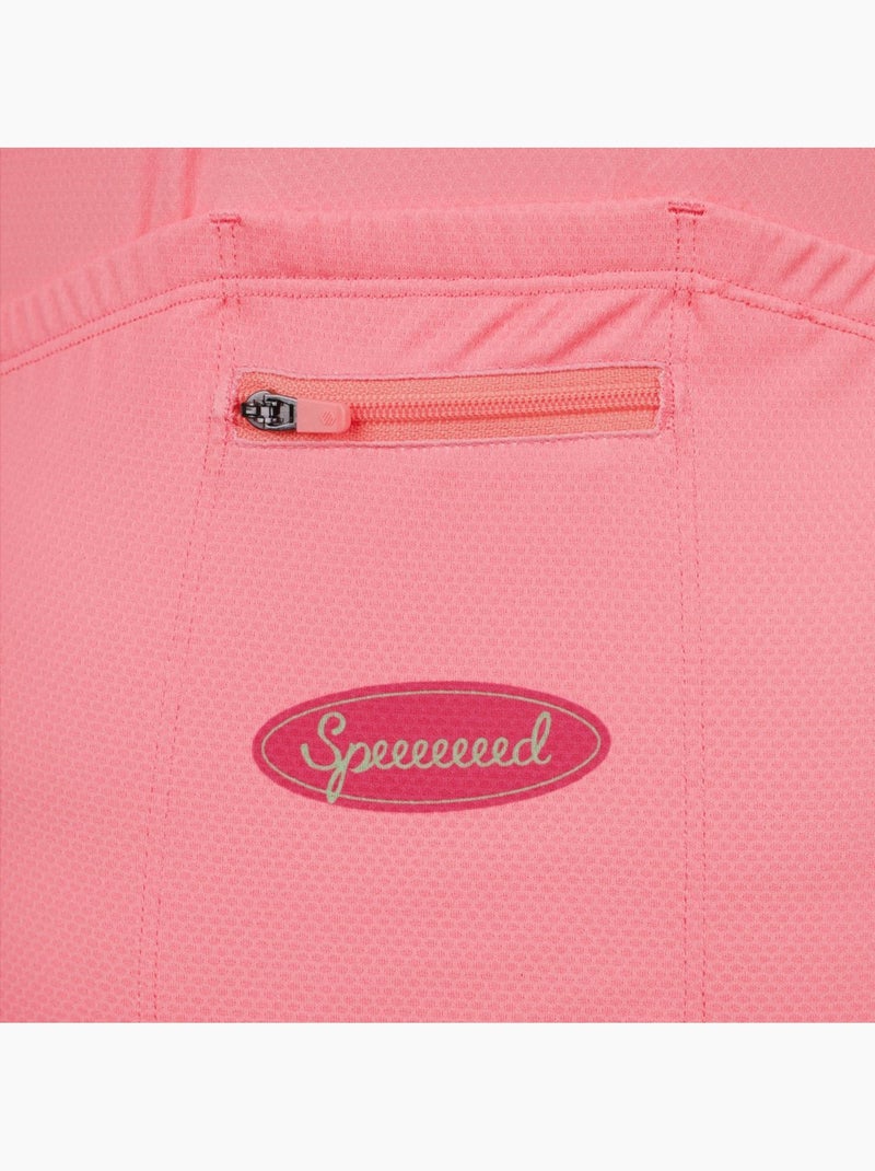 Maglia in rete da ciclismo a maniche corte da donna ciclismo donna m8-w nrc cora Corallo - Kiabi