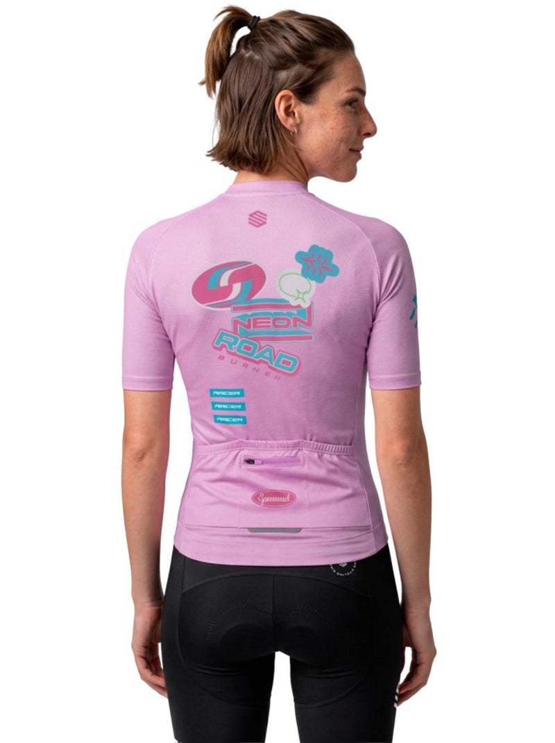 Maglia in rete da ciclismo a maniche corte da donna ciclismo donna m8-w nrc Rosa - Kiabi