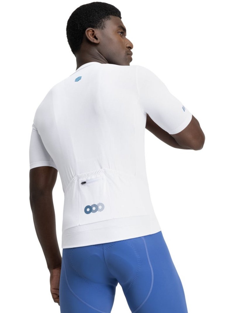 Maglia in rete da ciclismo a maniche corte da uomo ciclismo uomo m8 inertia Bianco - Kiabi
