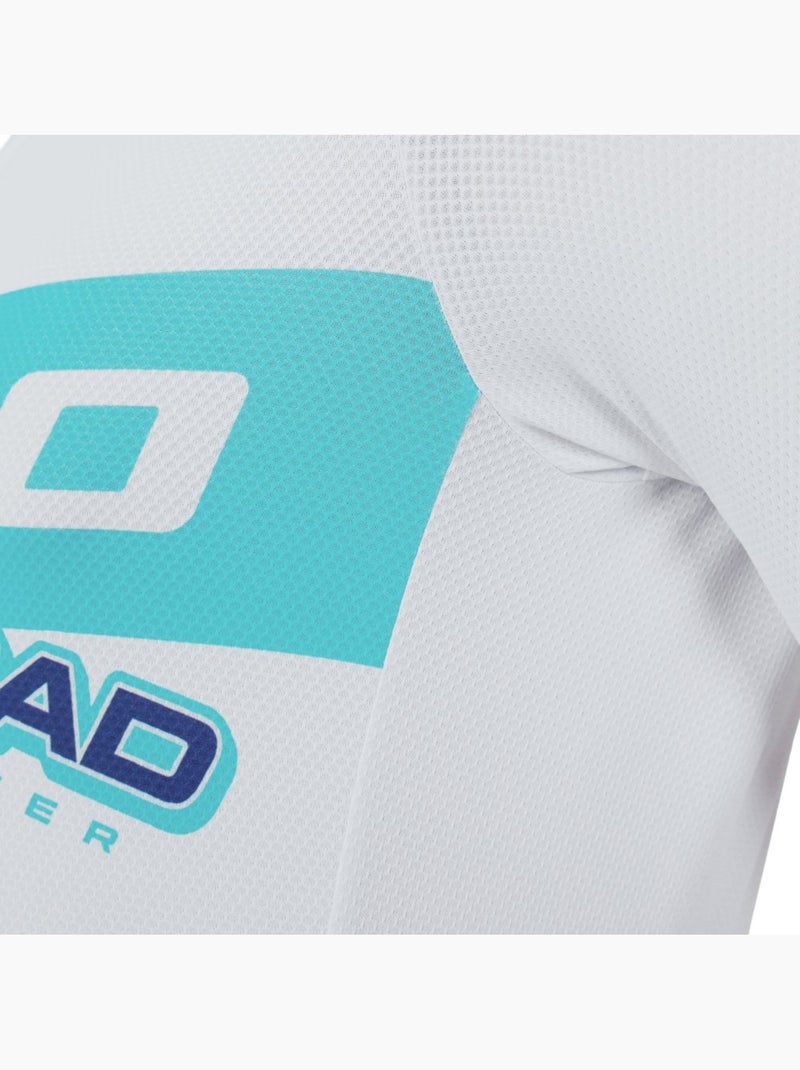 Maglia in rete da ciclismo a maniche corte da uomo ciclismo uomo m8 nrc Blu Bianco - Kiabi