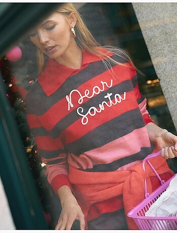Maglia in tricot a righe, mo fashion