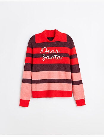 Maglia in tricot a righe, mo fashion