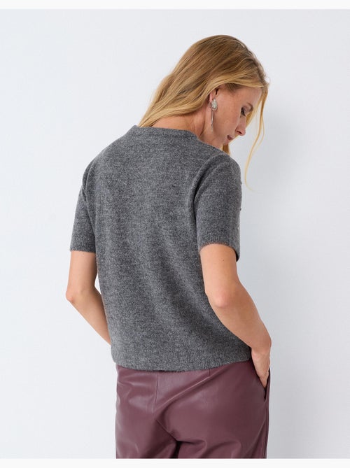 Maglia in tricot con strass, mo fashion - Kiabi Maglia in tricot con strass, mo fashion - Kiabi