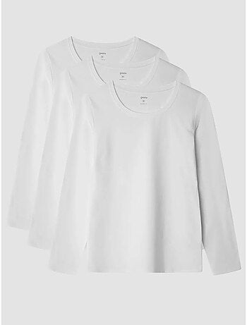 Maglia interna a maniche lunghe in cotone biologico