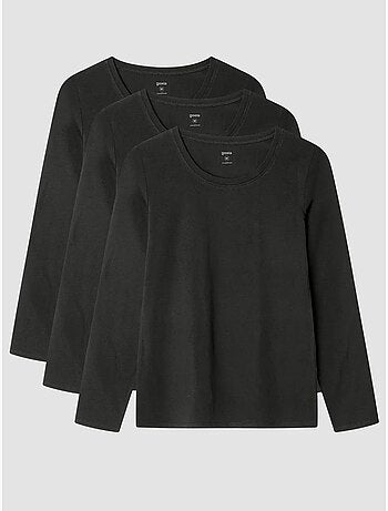 Maglia interna a maniche lunghe in cotone biologico