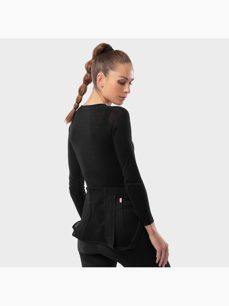 Maglia intima da ciclismo in lana donna ciclismo donna srx team Nero - Kiabi