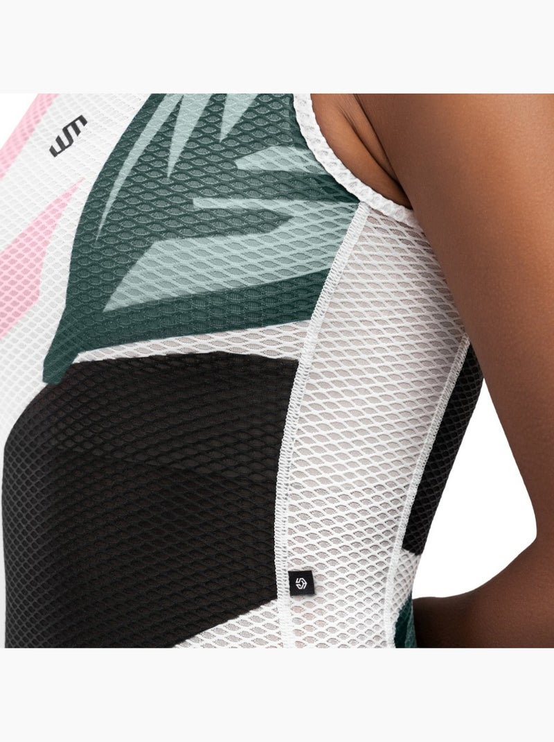 Maglia intima tecnica ciclismo da donna ciclismo donna amazonas Bianco - Kiabi