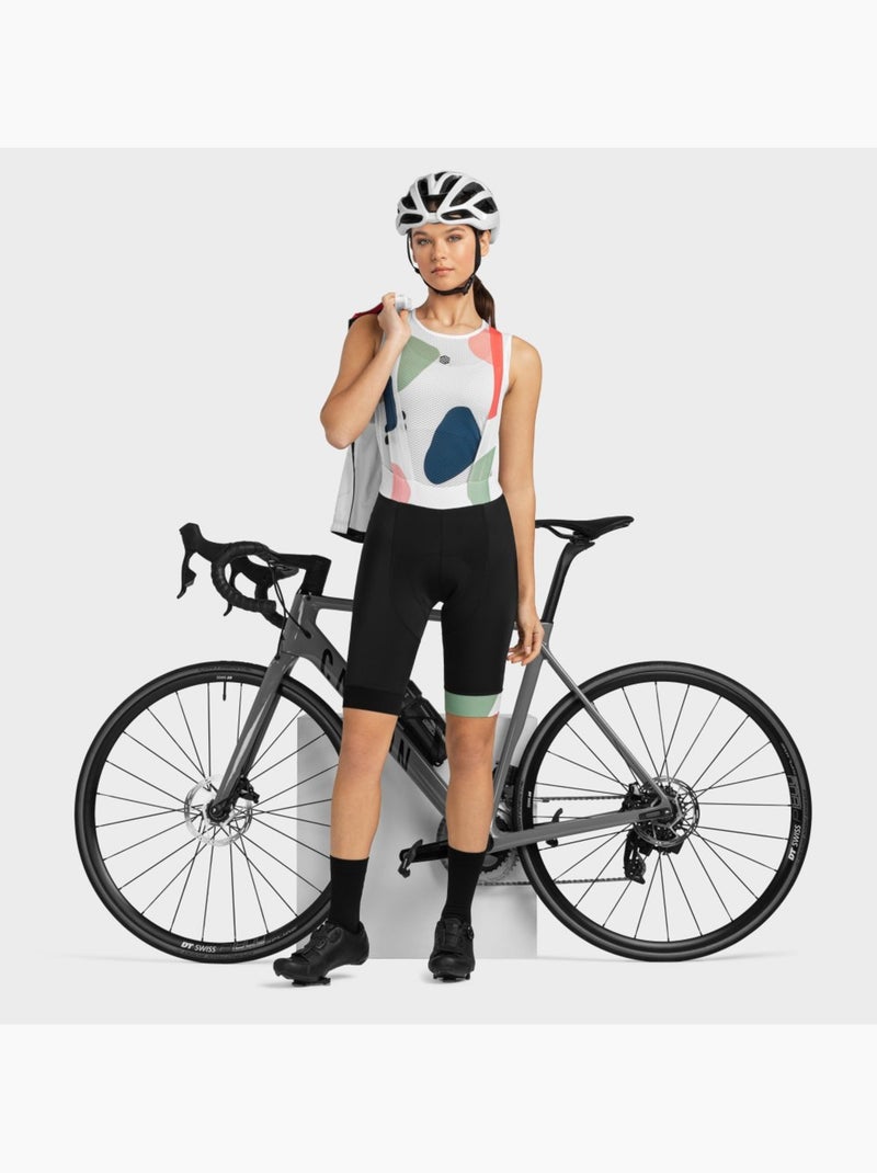 Maglia intima tecnica ciclismo da donna ciclismo donna camerig Bianco - Kiabi