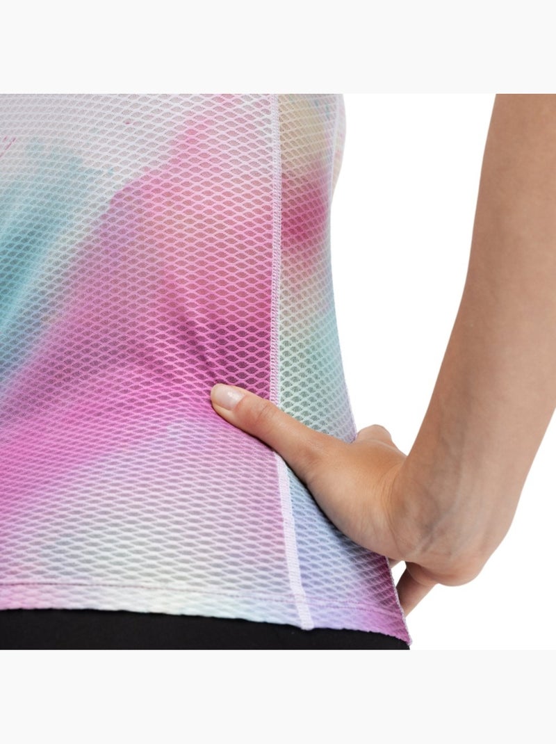 Maglia intima tecnica ciclismo da donna ciclismo donna droplet Bianco - Kiabi