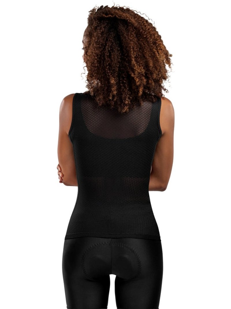 Maglia intima tecnica ciclismo da donna ciclismo donna landscape Nero - Kiabi
