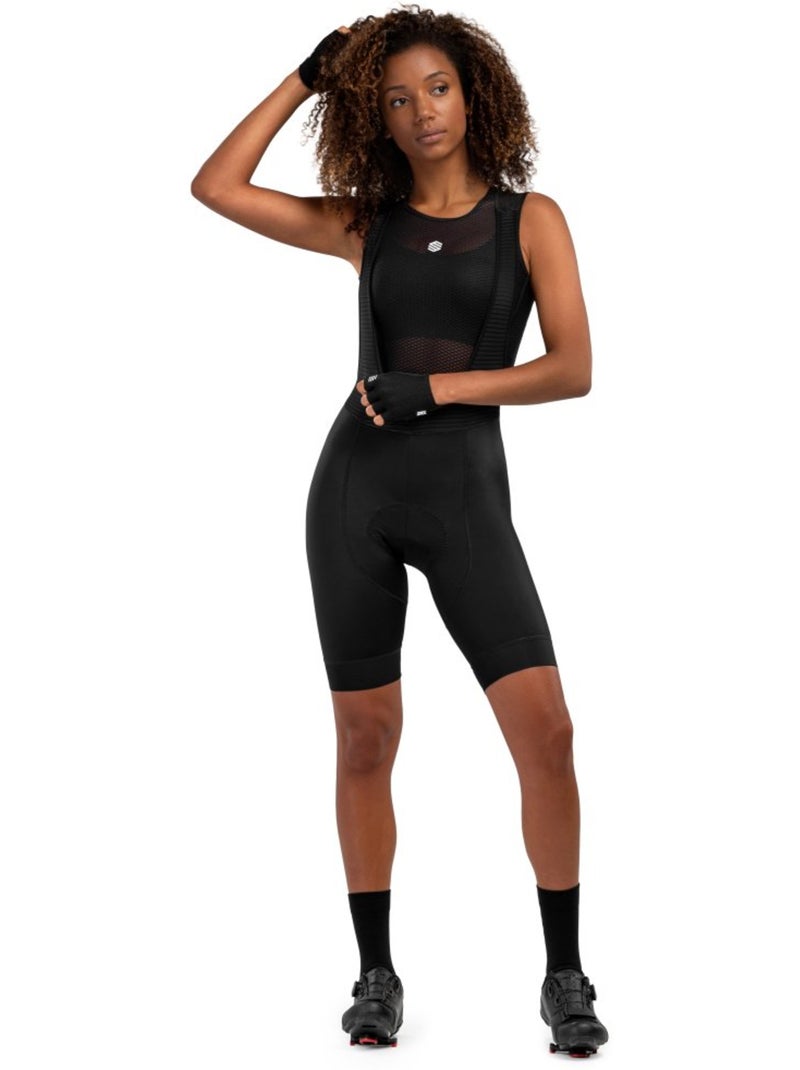 Maglia intima tecnica ciclismo da donna ciclismo donna landscape Nero - Kiabi