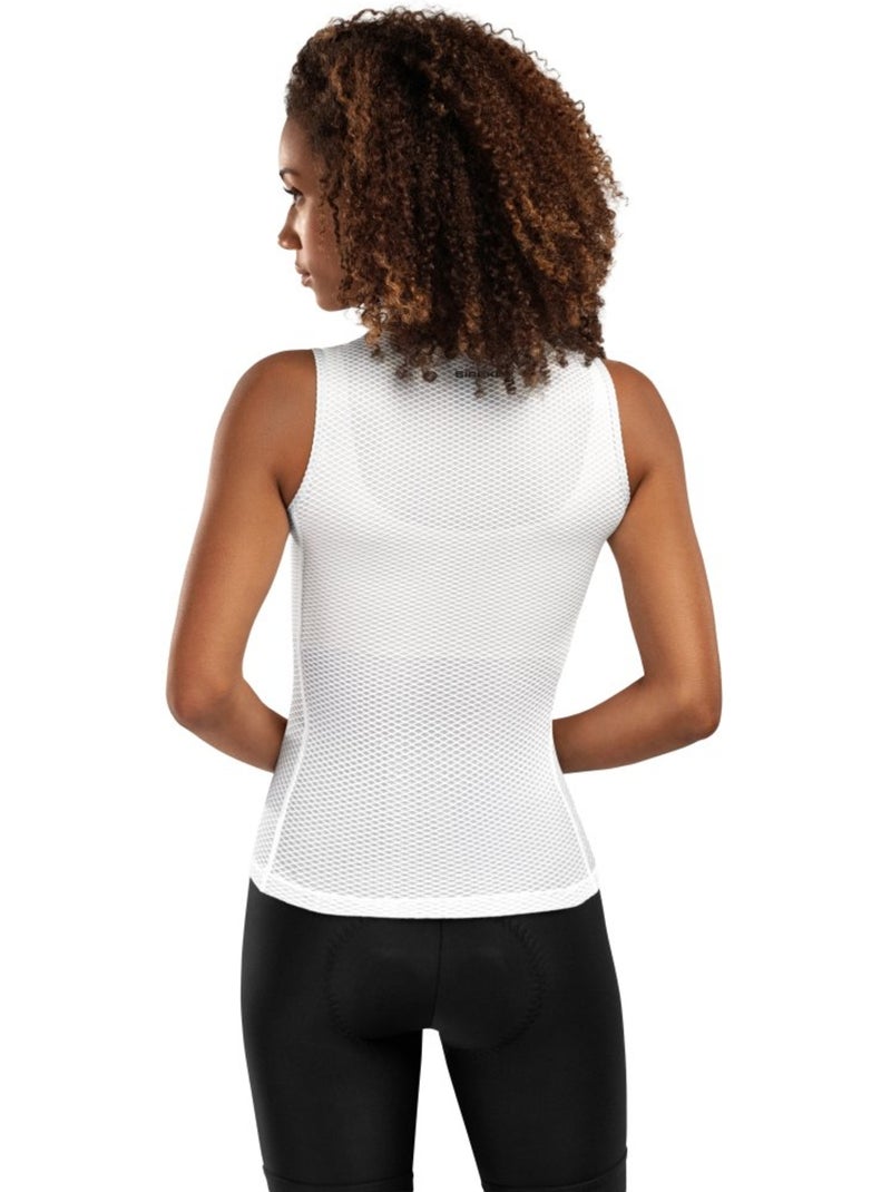 Maglia intima tecnica ciclismo da donna ciclismo donna train force Bianco - Kiabi