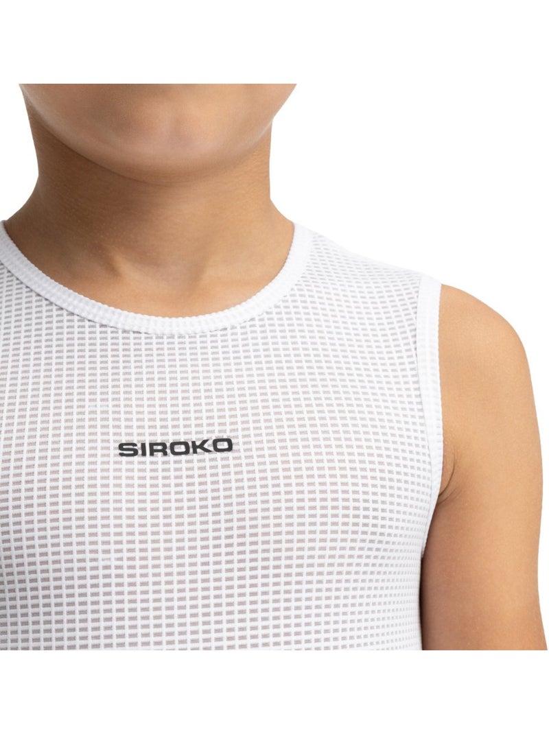 Maglia intima tecnica da ciclismo da bambino ciclismo bambini e bambine k-core p Bianco - Kiabi