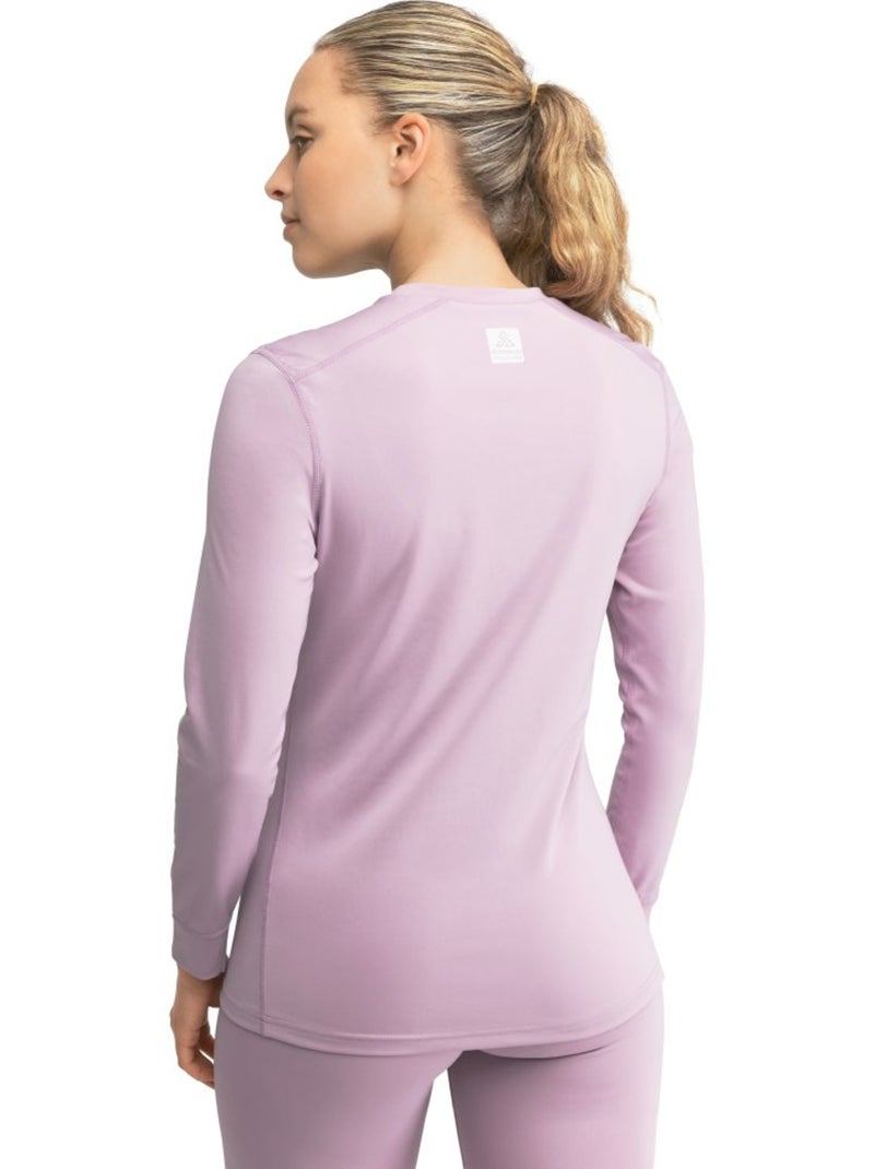 Maglia intima termica da escursionismo da donna escursionismo donna spur Rosa - Kiabi