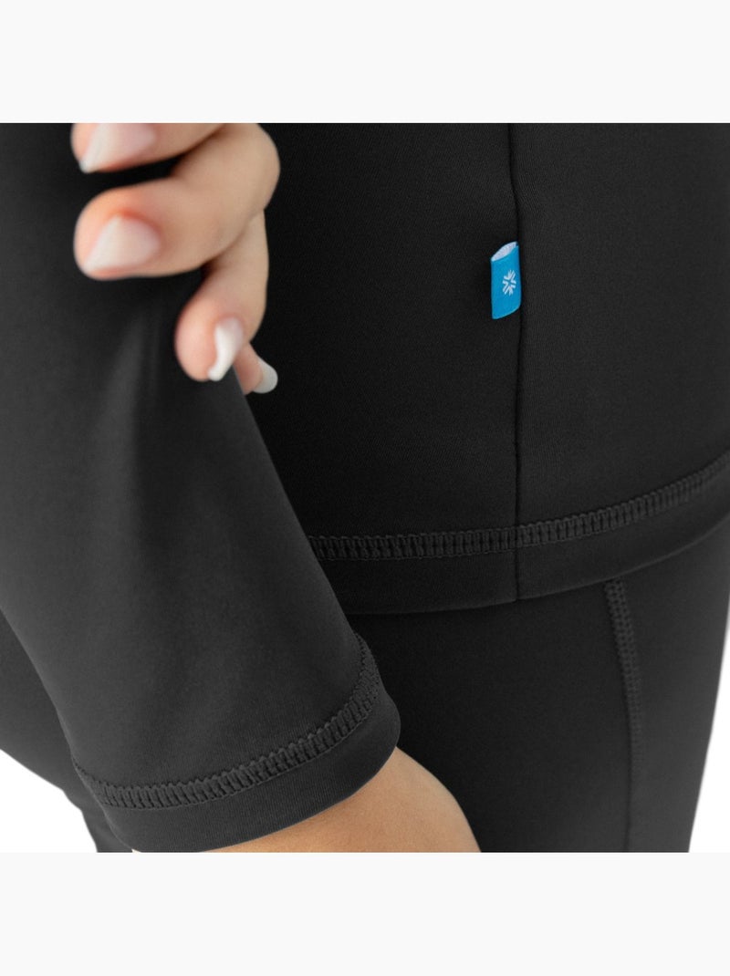Maglia intima termica da sci da donna sport invernali donna kandahar Nero - Kiabi