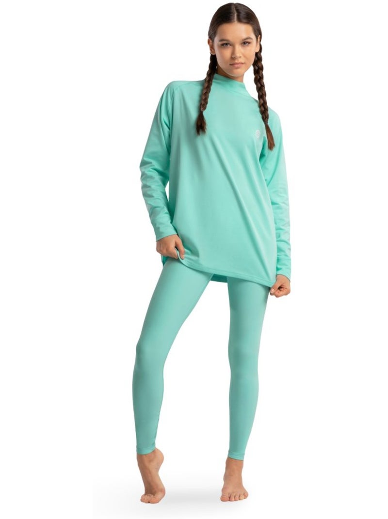 Maglia intima termica donna sport invernali donna slush-w Turchese - Kiabi