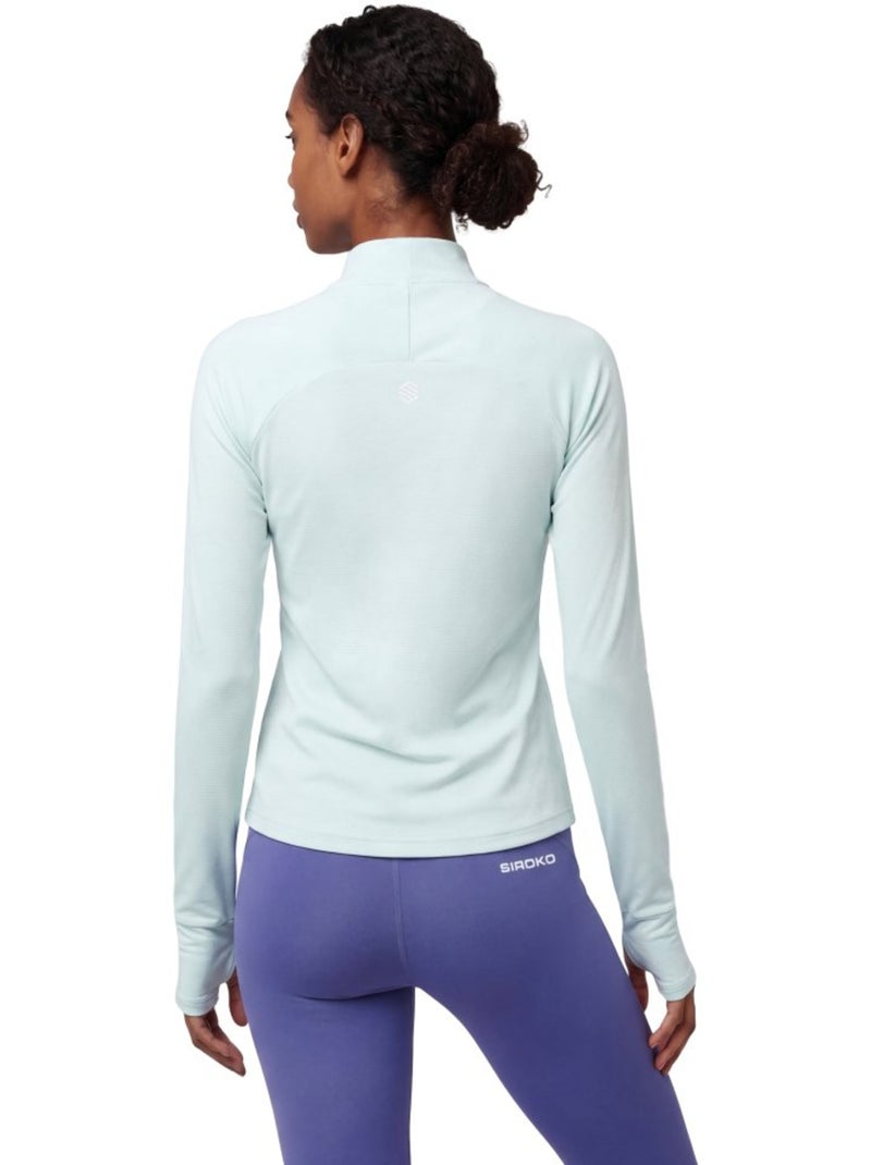 Maglia intima trail running maniche lunghe donna donna aizkorri-w Blu - Kiabi
