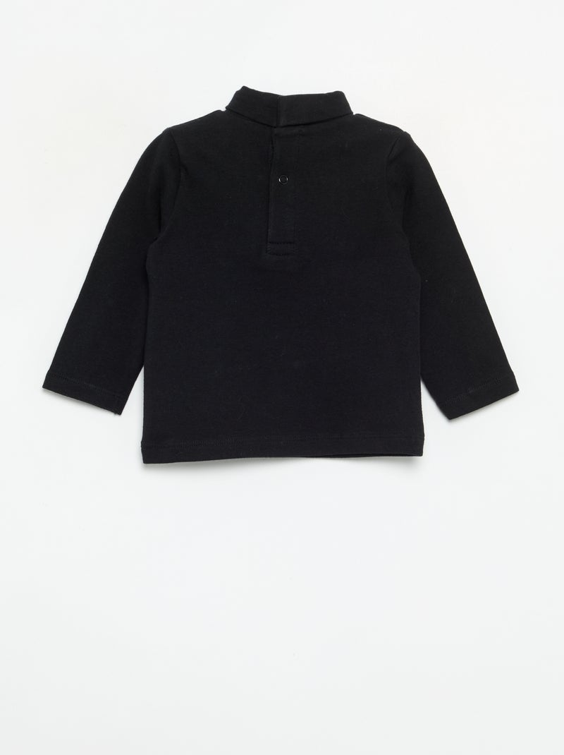 Maglia intimo con fiocco animato Nero - Kiabi