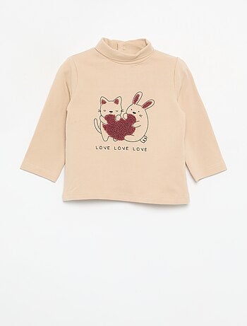 Maglia intimo con fiocco animato