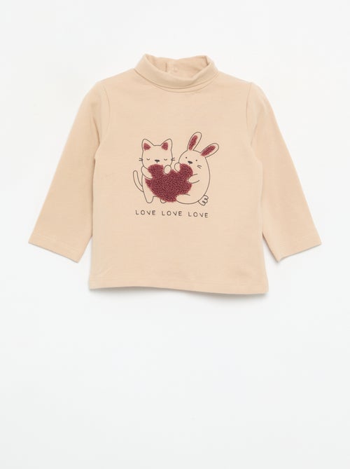 Maglia intimo con fiocco animato - Kiabi Maglia intimo con fiocco animato - Kiabi