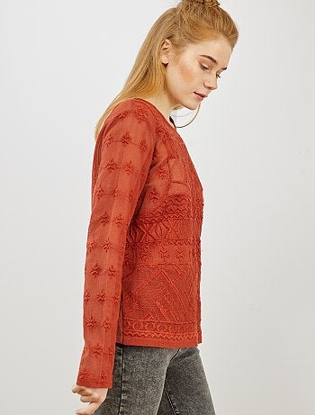 Maglia macramè - Kiabi