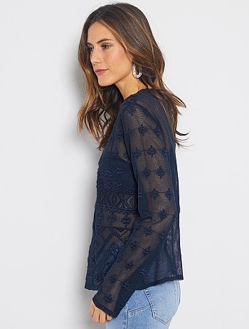 Maglia macramè - Kiabi