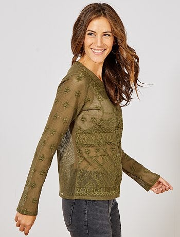 Maglia macramè - Kiabi