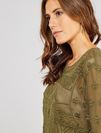 Maglia macramè - Kiabi