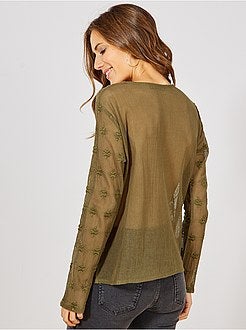 Maglia macramè - Kiabi