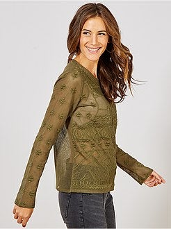 Maglia macramè - Kiabi