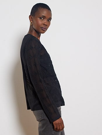 Maglia macramè - Kiabi