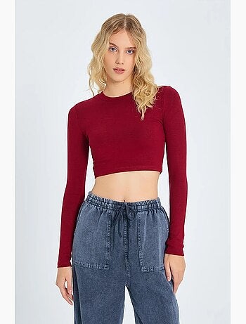 Maglia manica lunga basica corta mixray