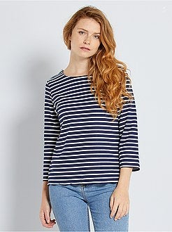 Maglia marinara finitura squama - Kiabi