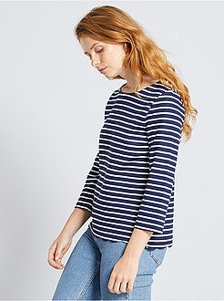 Maglia marinara finitura squama - Kiabi