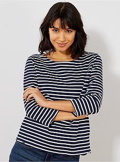 Maglia marinara finitura squama - Kiabi