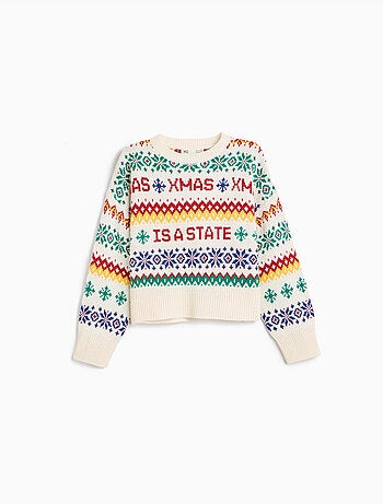Maglia natalizia in tricot, mo fashion