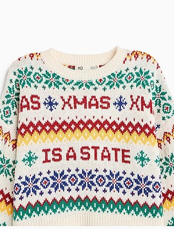 Maglia natalizia in tricot, mo fashion