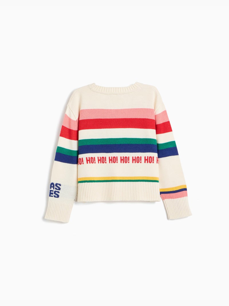 Maglia natalizia in tricot, mo fashion Ecru - Kiabi