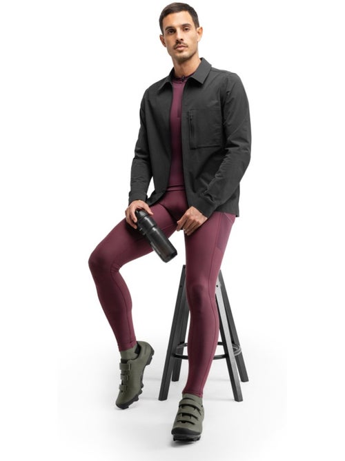 Maglia overshirt estiva da ciclismo gravel da uomo ciclismo uomo stoneway - Kiabi